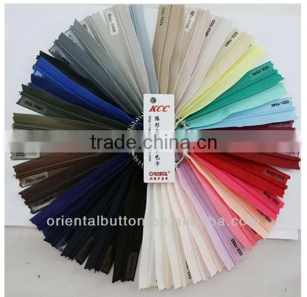 3# KCC invisible zipper/ dyeable tape