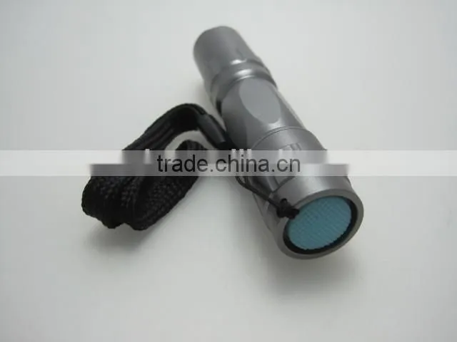 1 led portable mini flashlight straw hat aluminum led torchlight