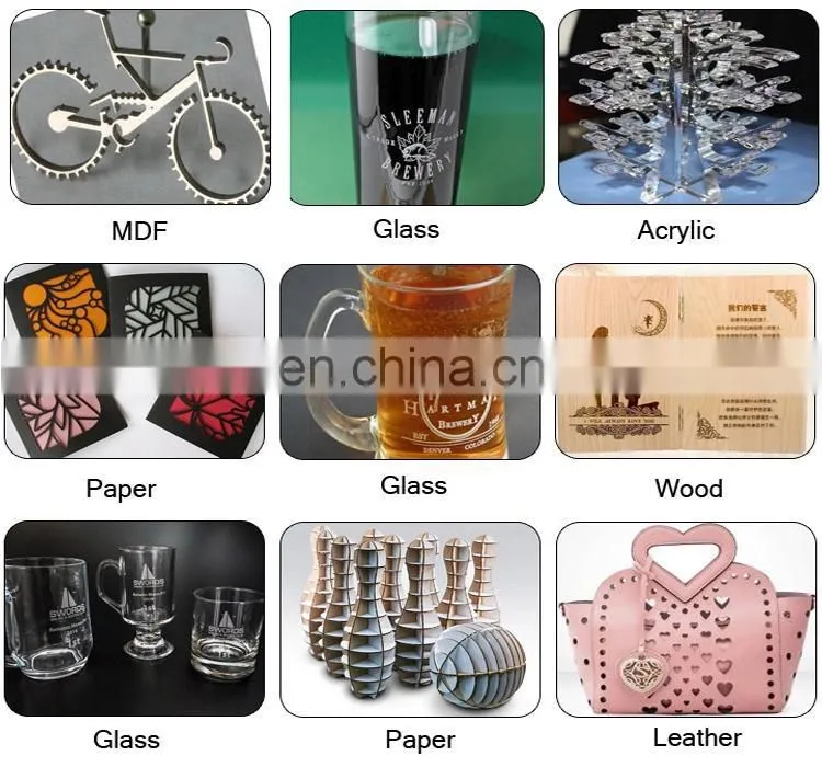 1610 double heads 3d co2 laser cutting and engraving machine for acrylic wood planks light planks candlenut wood bamboo ware