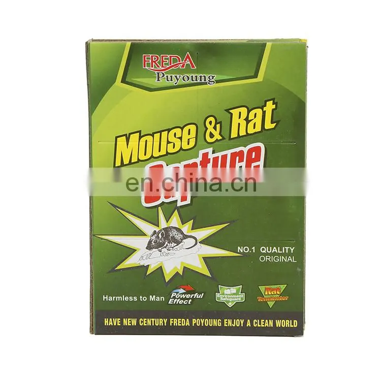 Yellow sticky insect killer insect mouse glue traps non-toxic mouse rat glue trap