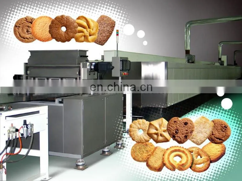 Factory Automatic Soft Hard Biscuit Cookie Making Line