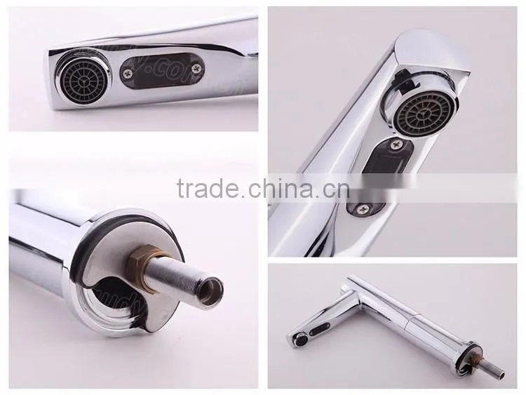 2016 Hot Sales Long Neck Wall Mounted Automatic Shut off Faucet for Kitchen