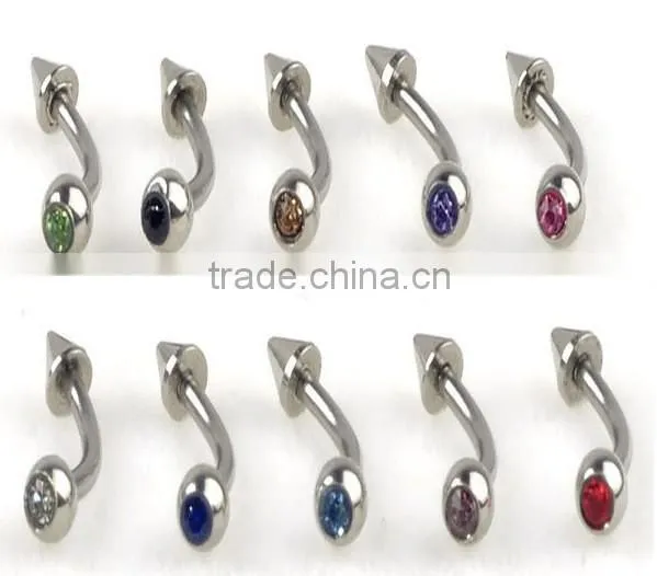 internally threaded tiny cz diamond star labret monroe lip ring piercing body jewellery