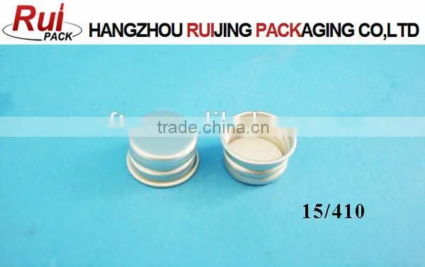 Aluminum cap with a ring