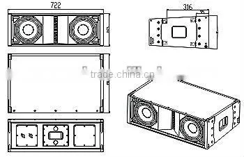 High quality YS-LA8 Line Array Sound System