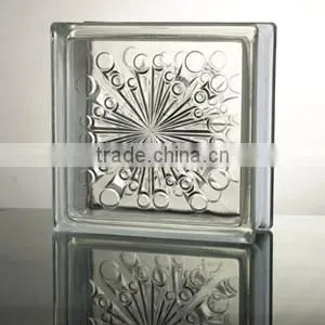 House decoration clear glass brick