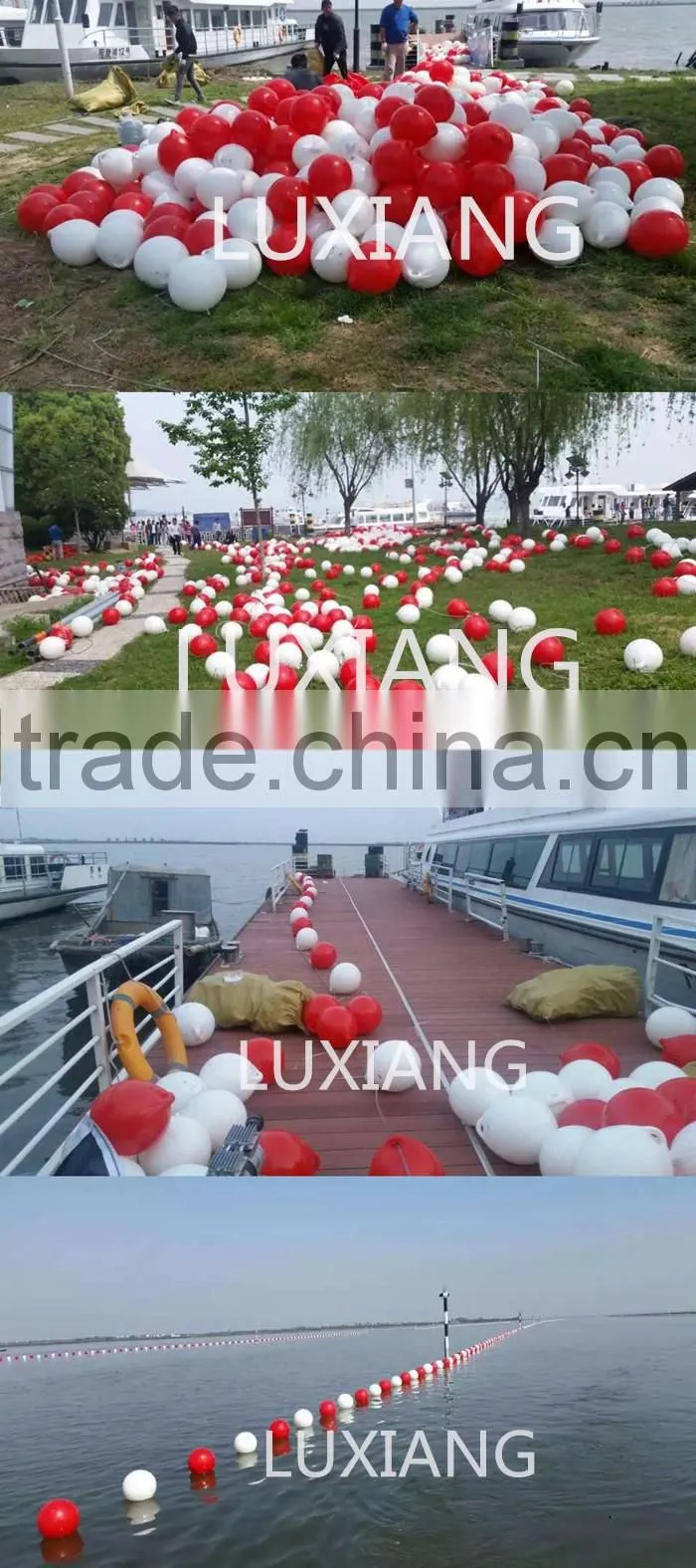 luxiang brand hot sale A25 pvc inflatable fishing net buoy