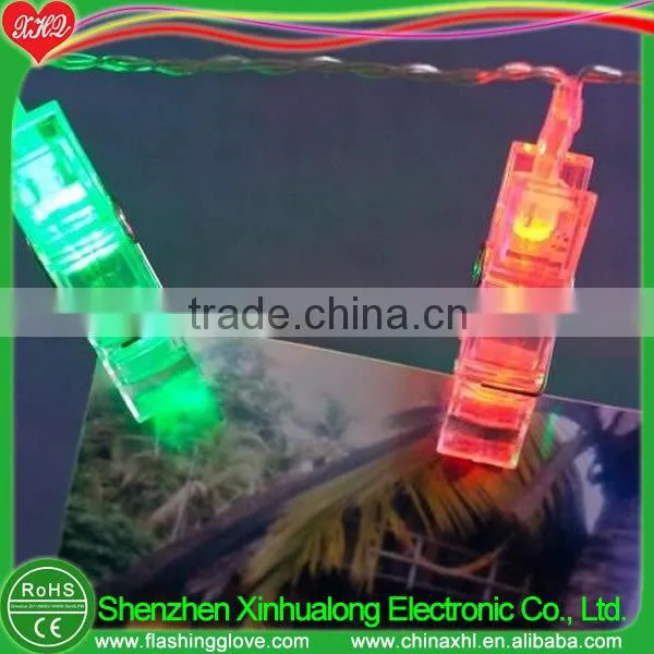 Flashing LED strip light LED peg