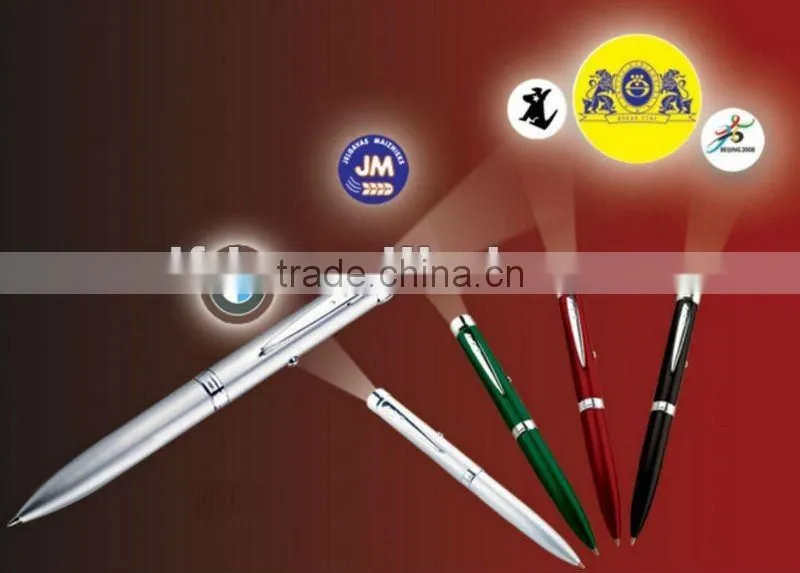 led projector logo pen torch for advertising