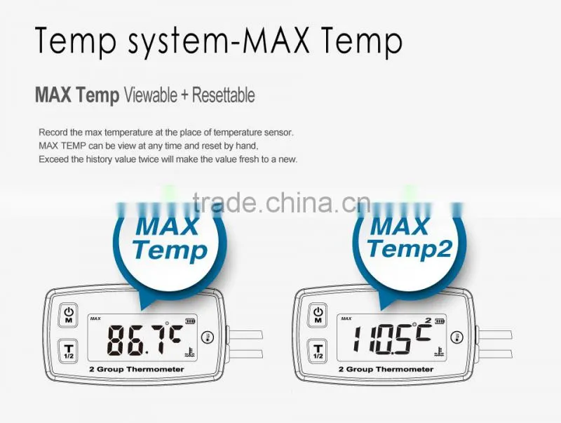 Digital LCD Engine Thermometer Temperature Meter