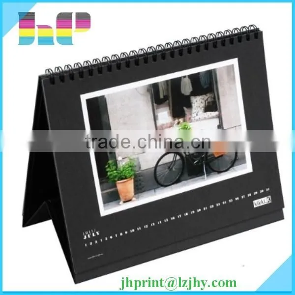 custom printable folding paper desk year calendar