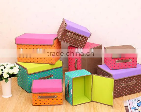 Foldable With Lid/PVC Storage Box