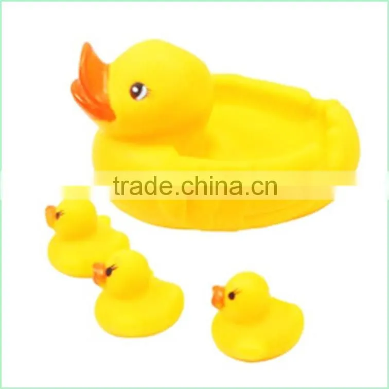 Plastic Mini Duck Yellow Small Duck Bath Toy for Kids