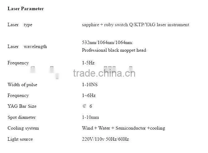 VY-9002B Elight Machine/Professional Laser Tattoo Removal Machine With IPL Hair Removal