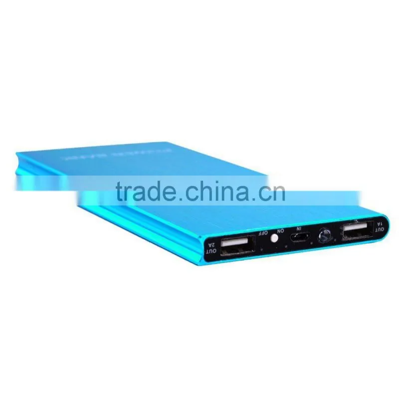 Book shape slim power bank 10000mAh