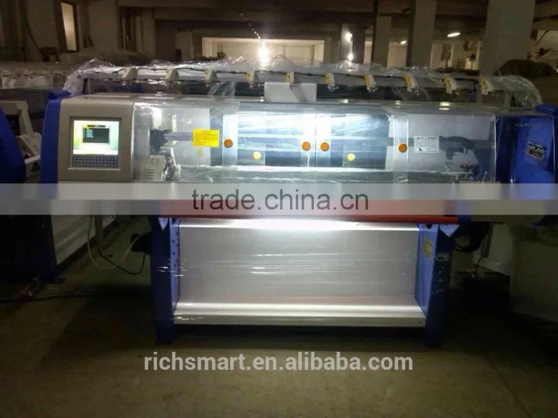 7G/12G 44" 52"Fully Computerized Sweater Flat Knitting Machine With ISO9001 Standard(Single System)