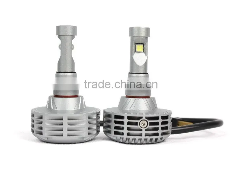 Newest G6 h7 25w 3000lm fanless h7 led headlights super bright all in one h7 led