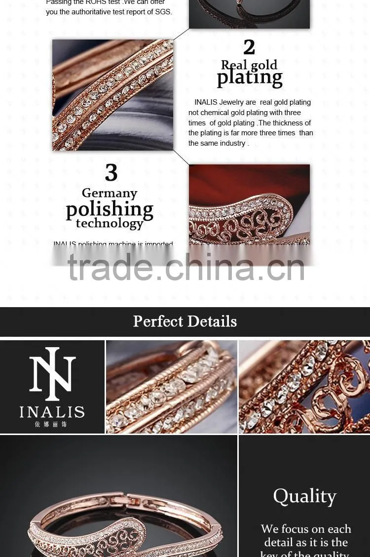 New Arrival Factory Direct Sale Simple Gold Bangle For Children