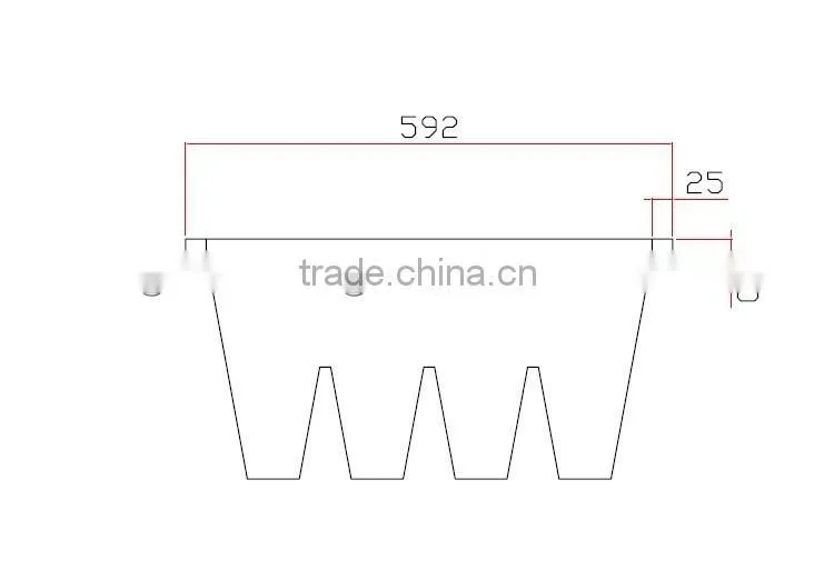 Large holding capacity PP media V bank hepa filters