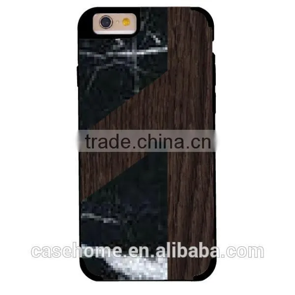 Assorted Material Mobile Phone Marble Wooden PC Back Case Cover
