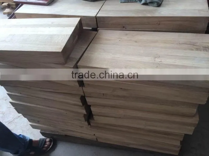 60 mm unfinished oak stair treads from Guangzhou Factory
