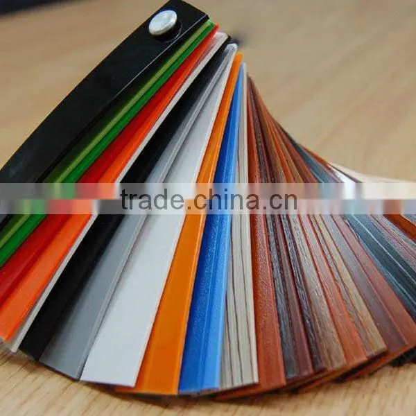 smooth surface wooden PVC edge banding