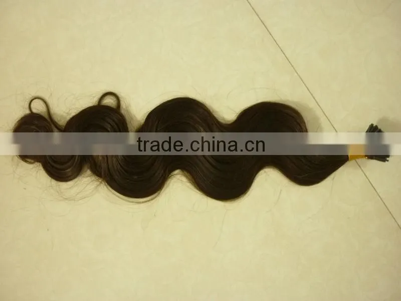top selling and best quality cheap I tip peruvian hair