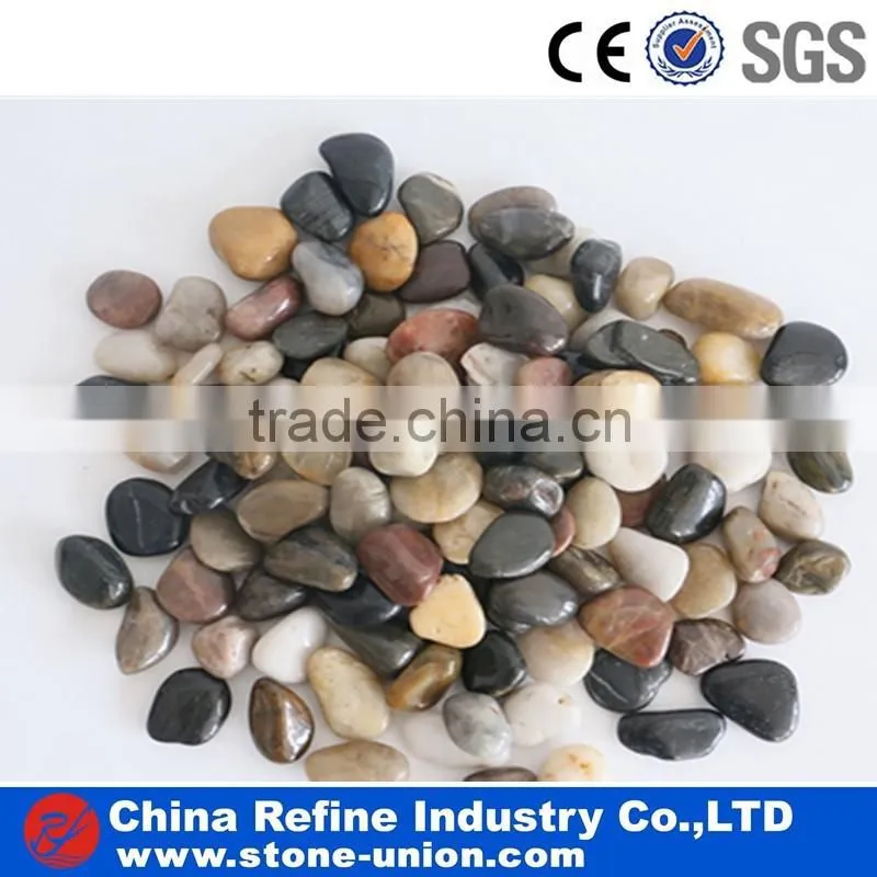 Stripe Pebble Tiles,Machine-Made Pebble pebble,yellow pebble