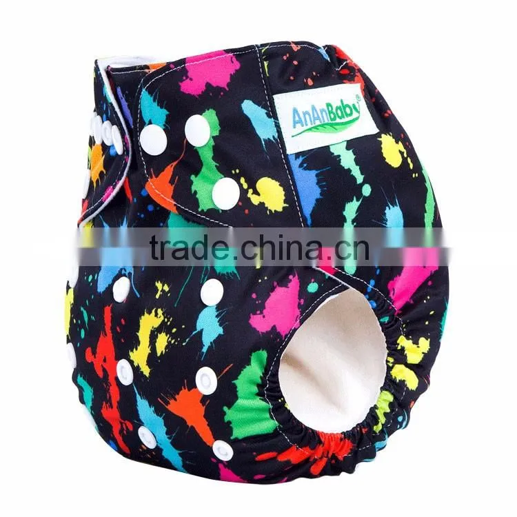 One size washable baby cloth diaper nappy