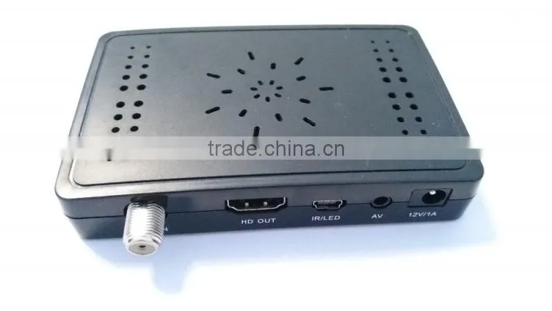 Full plastic HD DVB S2 support usb wifi iptv iks sks cable tv set top box