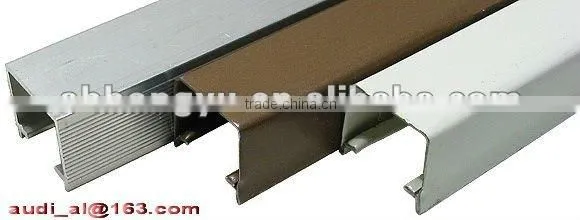 aluminum aluminio track rail slide gate