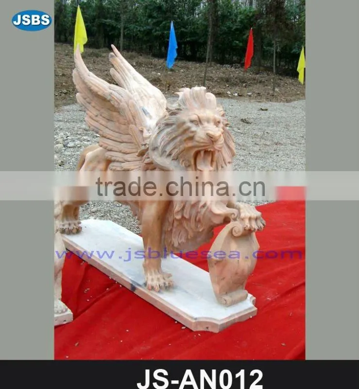 Marble elephant carving