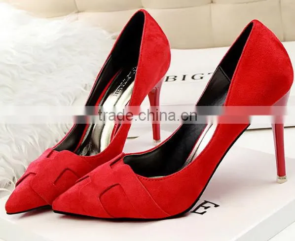 latest ladies korean high heel shoes for girls