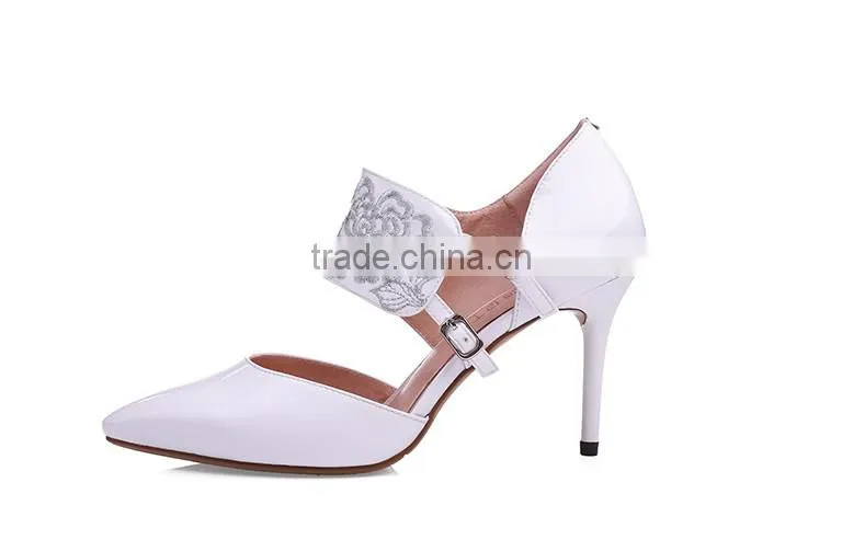 cheap italian bridal white wedding shoes