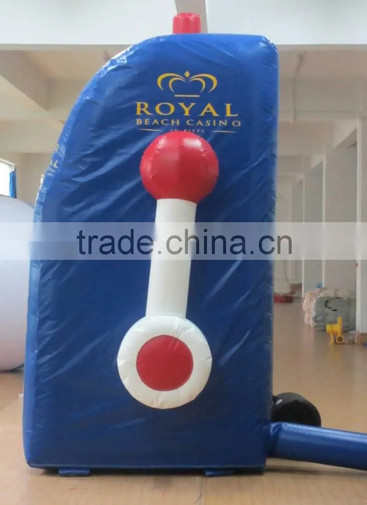 Customized promotional inflatable money machine