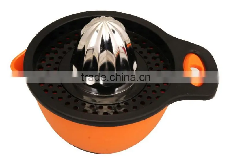 TPR+PP+S/S 21*18 High quality lemon squeeaer/orange juicer machine/press lemon squeeaer/lemon juicer/manual juicer