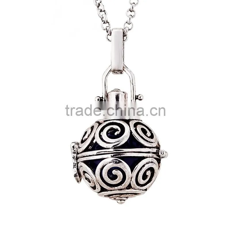 OEM Gold Filigree Cage Pregnancy Necklace
