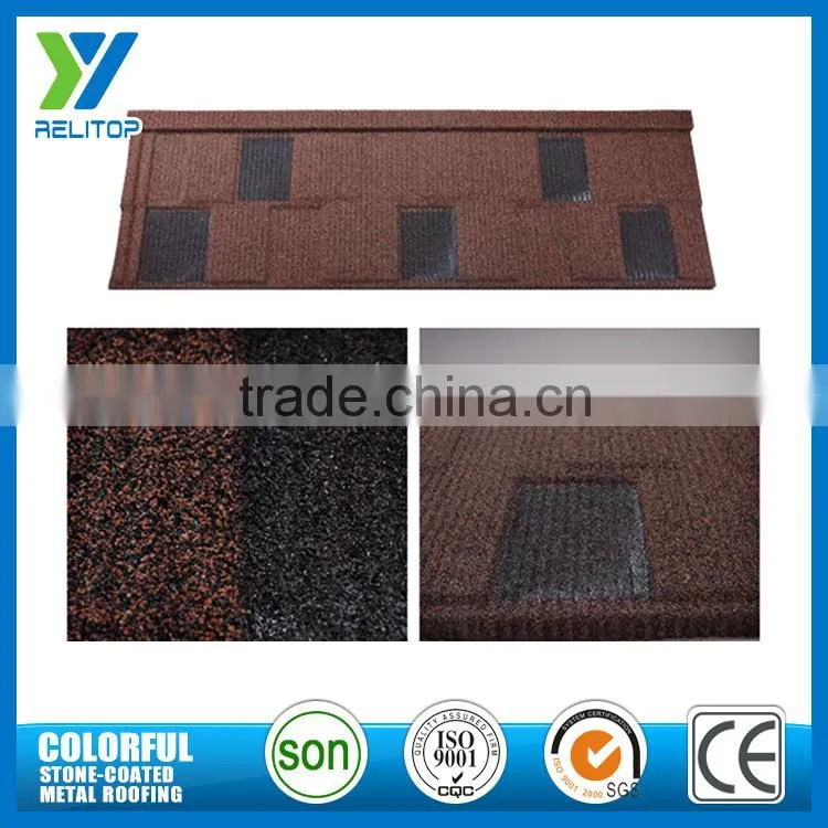Zinc coated steel roof tile/stone coated metal roof tile