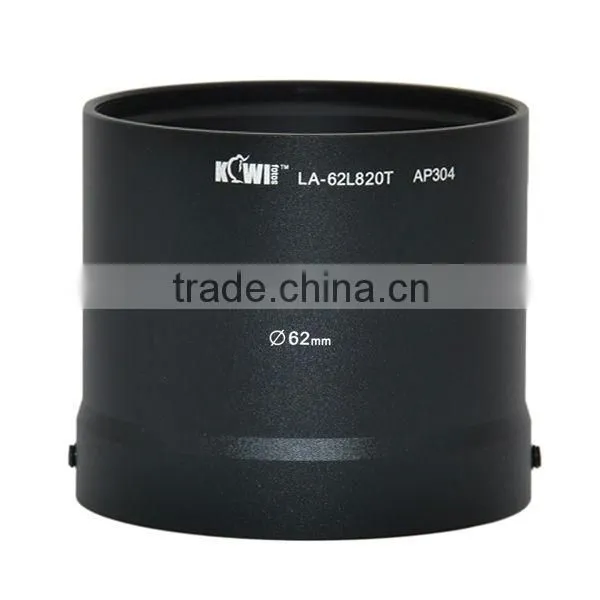 Kiwifot Lens adapter tube LA-62L820T provides 62mm filter mount for adding lens accessories to NIKON COOLPIX L820 Digital Camera