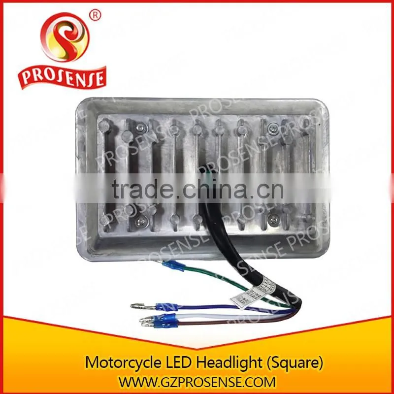 12V Motorcycle LED Headlight (Square)