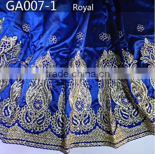 new style royal African embroidery george for weeding & party GA007-1