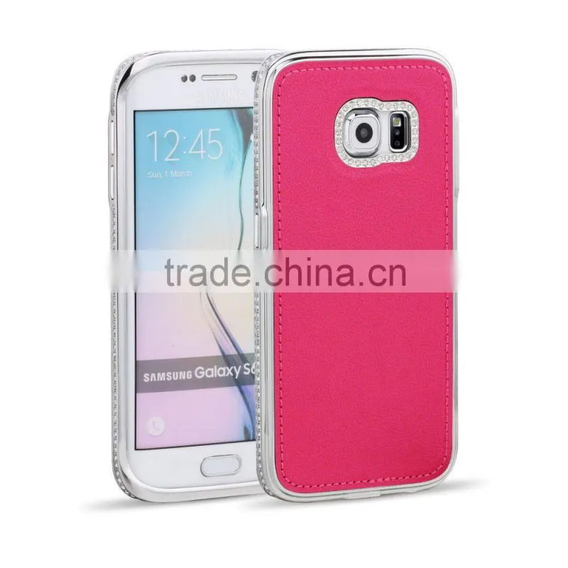 Best Price Leather Phone Case for Samsung S6 Edge