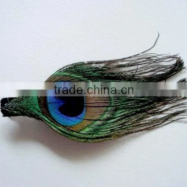 eye peacock feather hair clip - bohemian feather fascinator