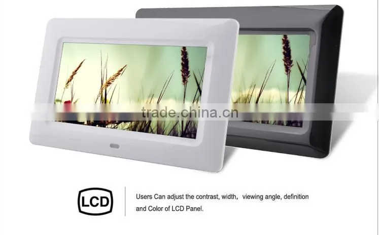 high quality gif digital sex photo frame wholesale 7 inch digital photo frame