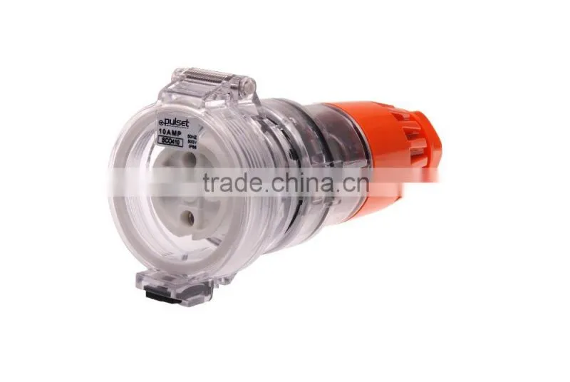 Three Phase 4 Round Pin Extension Socket 32A