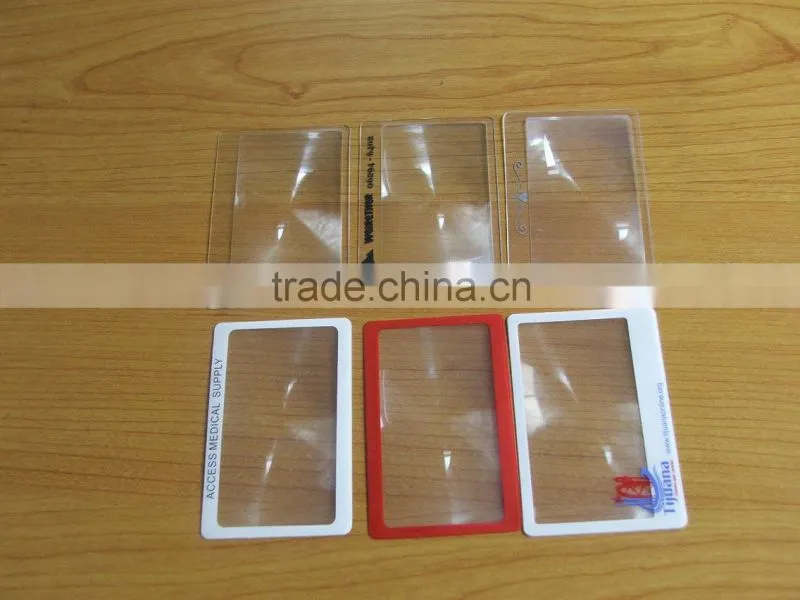 Hot selling Wallet Magnifier Credit Card Magnifier