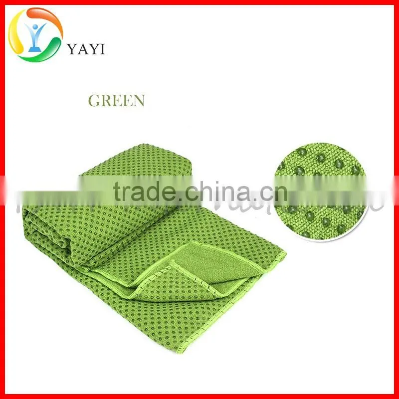 Yoga Pilates Exercise Microfiber Non Skid Yoga Mat Towel