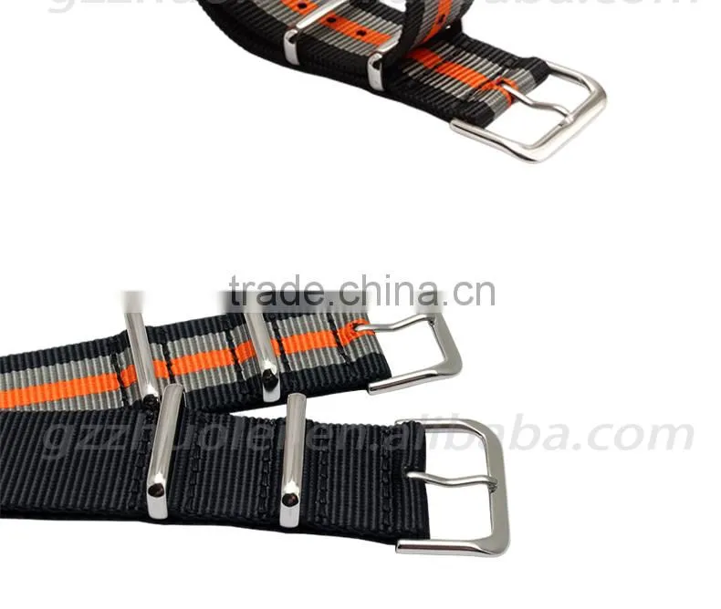 Hotsale fashion nato nylon watch strap 18|20|22|24mm