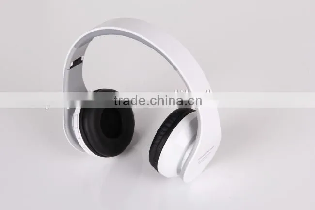 Folding Stereo Handfree Bluetooth Wireless MP3 Headphone Support TF card and FM