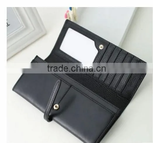Latest design ladies lady leather magic wallet ladies purse